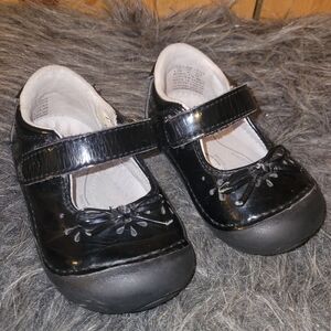 Stride Rite SRT Soft Motion Jane black patent leather toddler 4.5m Shoes